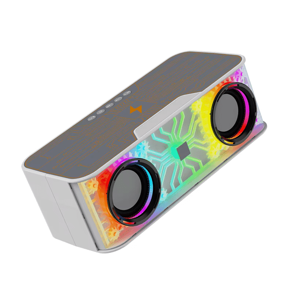 SoundLogic XT: Bluetooth Speaker with LED Lights and Wireless Charger Simple Showcase 