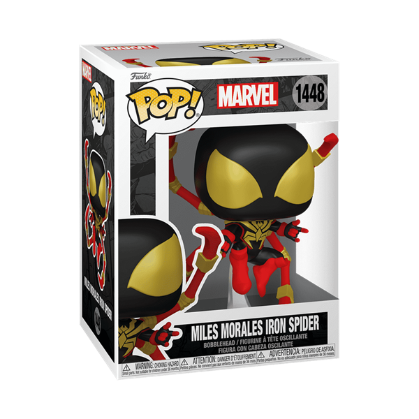 Funko Pop! Marvel: Spider-Man - Miles Morales Iron Spider with Chase (Styles May Vary)