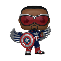 Funko Pop! Marvel: Captain America (Sam Wilson) Brave New World Simple Funko 