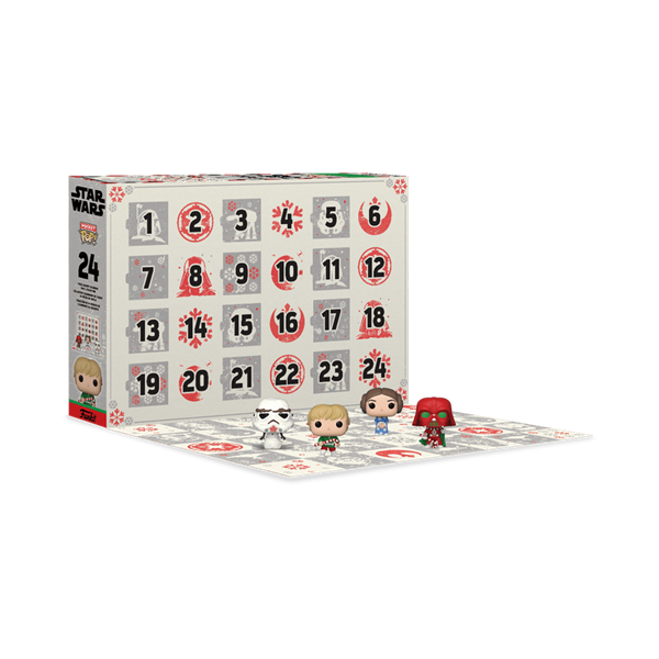 Funko Pocket Pop! Star Wars: 24-Day Holiday Advent Calendar Vinyl Figures