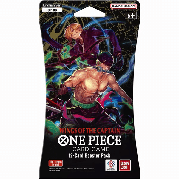 One Piece: Trading Cards OP06 - Wings of the Captain Booster Pack - English Version Simple Showcase 