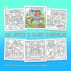 Cozy Eras: Cute Coloring Book for Adults and Teens by Jade Summer