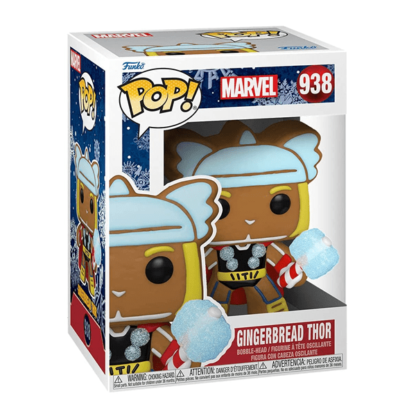 Funko Pop! Marvel: Holiday - Gingerbread Thor Vinyl Figure Simple Funko 