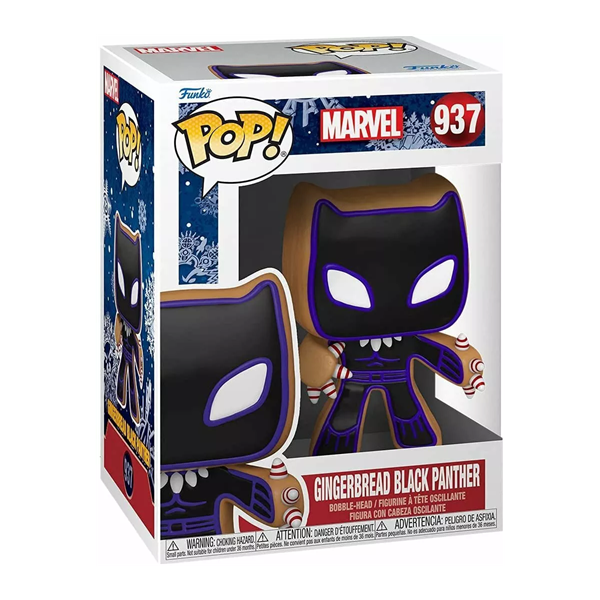 Funko Pop! Marvel: Holiday - Gingerbread Black Panther