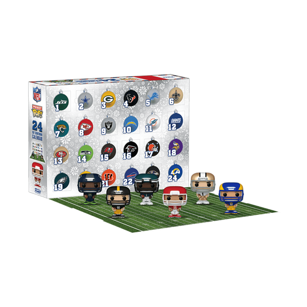 Funko Pocket POP! NFL: 24-Day Advent Calendar (2024) Figures