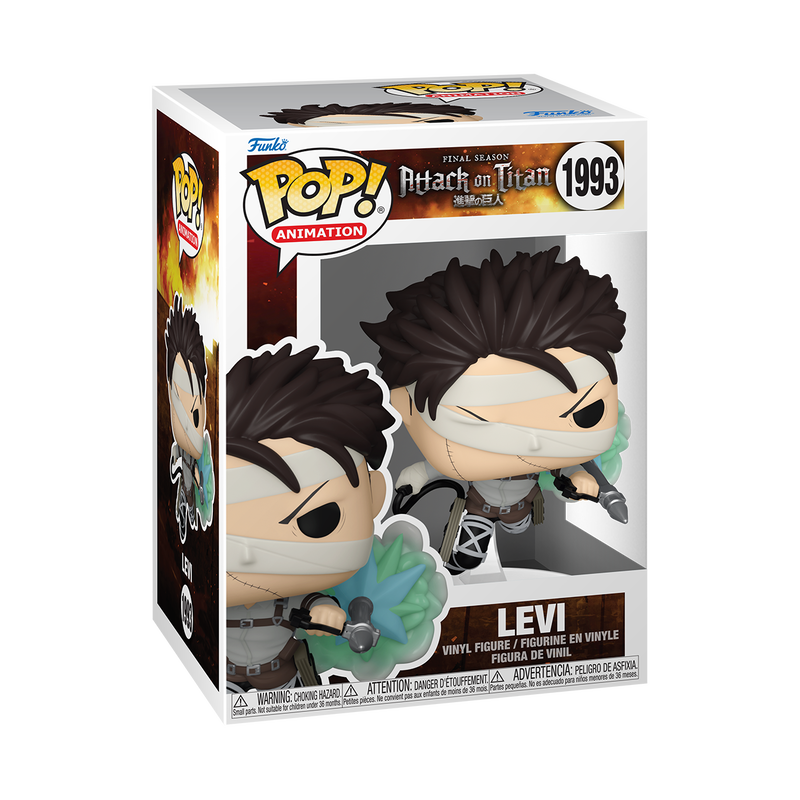 Funko Pop! Anime: Attack on Titan – Levi with Bandages Figure