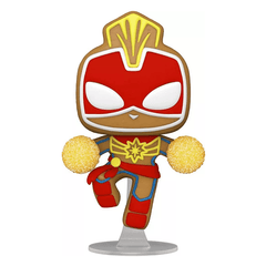 Funko Pop! Marvel: Holiday - Captain Marvel Gingerbread Simple Funko 