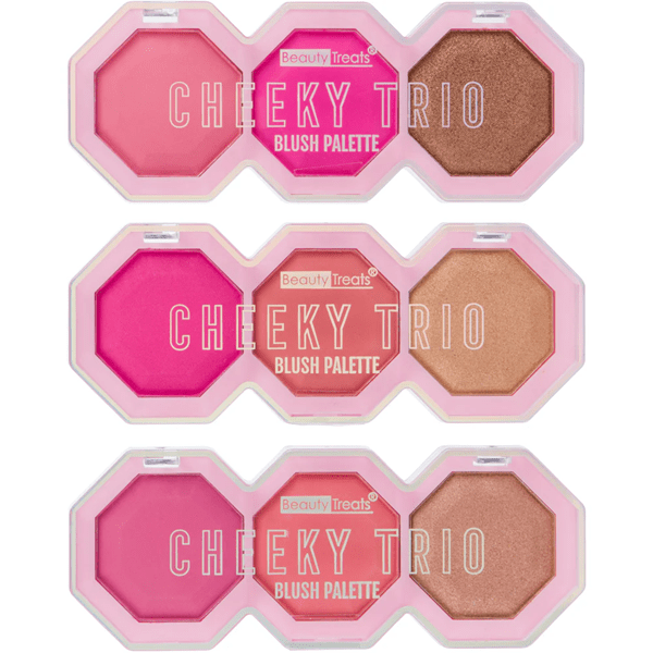 Beauty Treats® Cheeky Trio - Blush Palette (Ships Asst.) Simple Showcase 