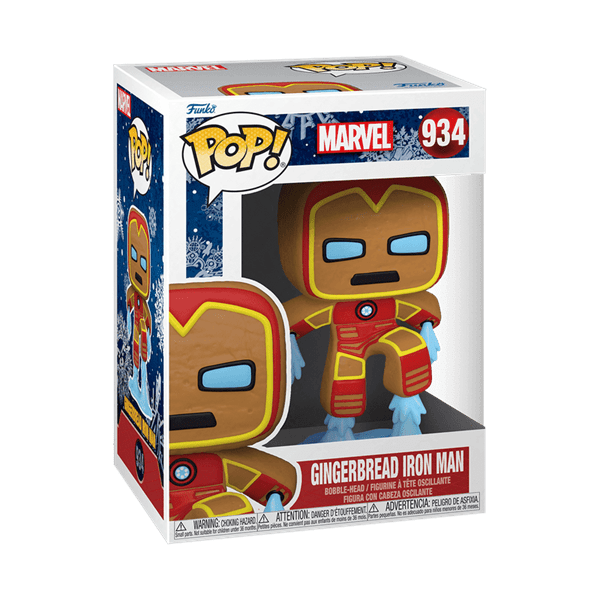 Funko Pop! Marvel: Gingerbread Iron Man Vinyl Figure Simple Funko 