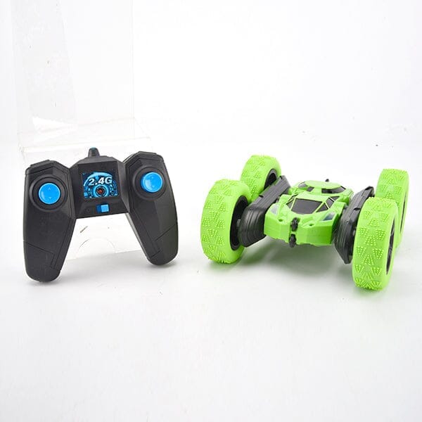 Tough Trax Whizzer | 4WD Remote Control Stunt Car w/ Headlights! Simple Showcase 