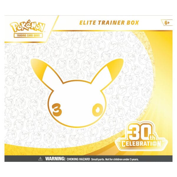 Pokémon TCG: 30th Anniversary Celebration Elite Trainer Box Simple Pokémon