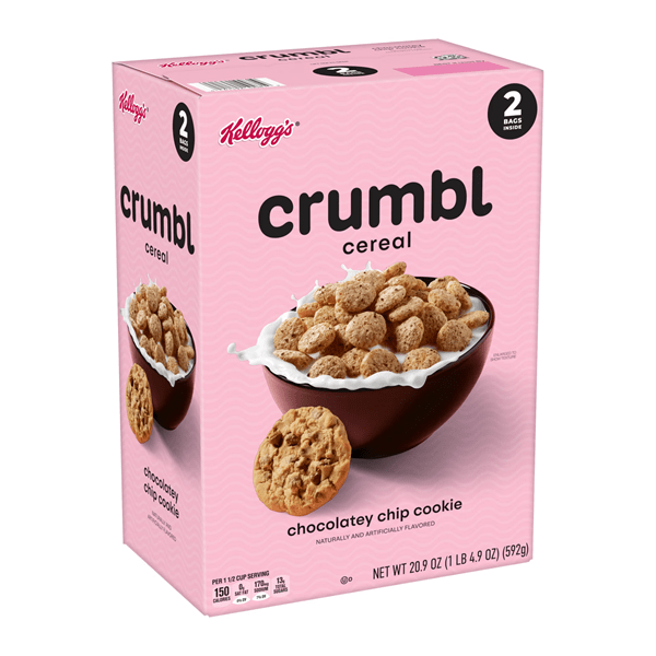 Kellogg's™ x Crumbl Cookies™ Chocolaty Chip Breakfast Cereal (20.9 oz) Simple Showcase 