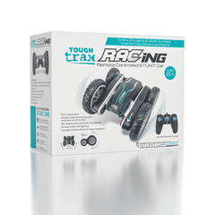 Tough Trax Tornado: Remote Control Stunt Car w/ Double-Sided Driving! Simple Tough Trax 