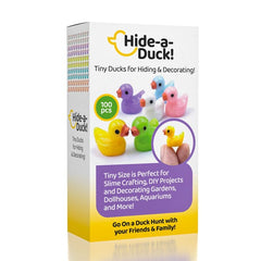 Hide-A-Duck (100pc) | Tiny Resin Ducks To Prank Your Friends With! | As Seen On Social Simple Showcase 