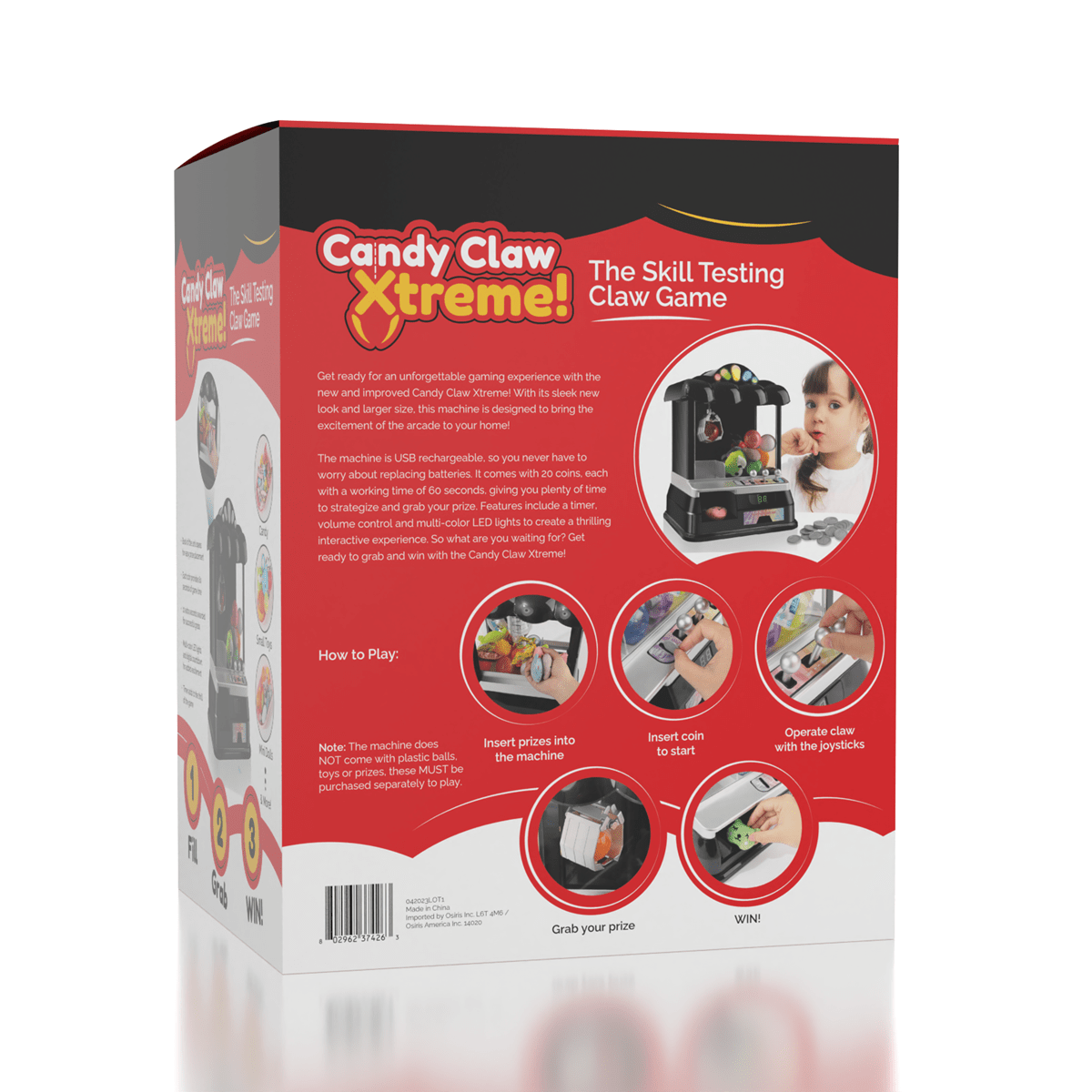 Candy Claw Machine: XTREME! | New Look & Larger Size! Simple Exclusive 