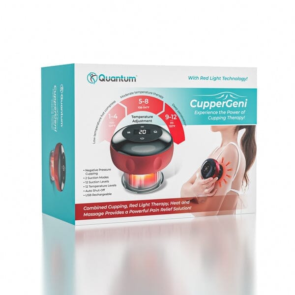 Quantum™ CupperGeni | Red Light Cupping Massage Device Simple Showcase 