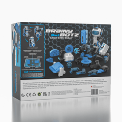BrainyBotz (220pc) | 3-in-1 DIY Smart STEM Robot Building & Programming Kit Simple Exclusive 