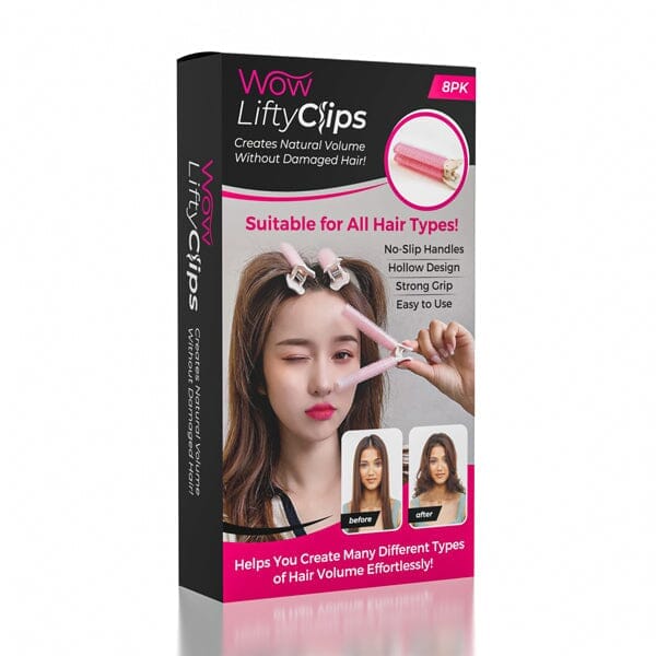 WOW LiftyClips (8pk) | Volumizing Hair Clips | As Seen On TikTok! Simple Showcase 