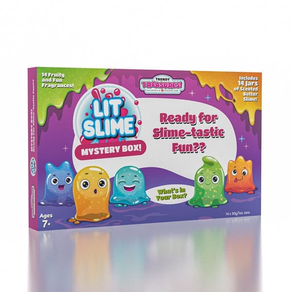 LIT Slime Novelty Fidget Putty Mystery Box | 14 Different Butter Slimes! | Ships Mid August Preorder Showcase 