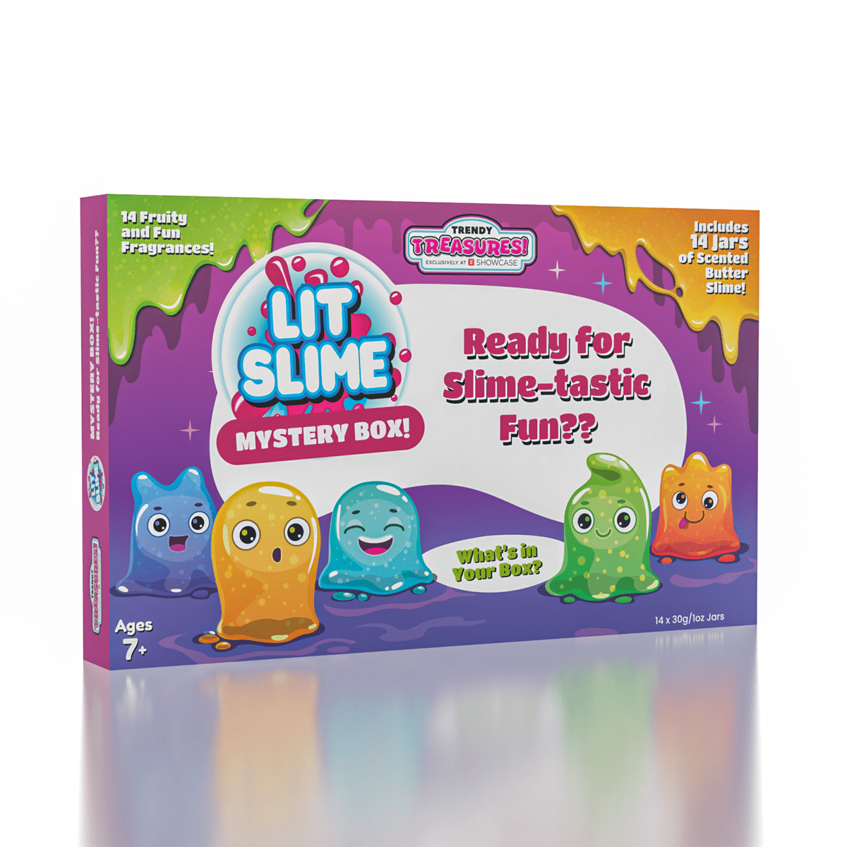 LIT Slime Novelty Fidget Putty Mystery Box Series 1 (14 Different Butter Slimes!) Simple Lit Slime 