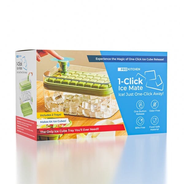 ProKitchen 1-Click Ice Mate | Ice Cube Mold Tray | As Seen On TikTok! | Pre-Order Preorder Showcase 