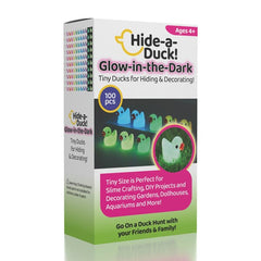 Hide-A-Duck Tiny Glow-In-The-Dark Duck Charms (100pc) Simple Showcase 