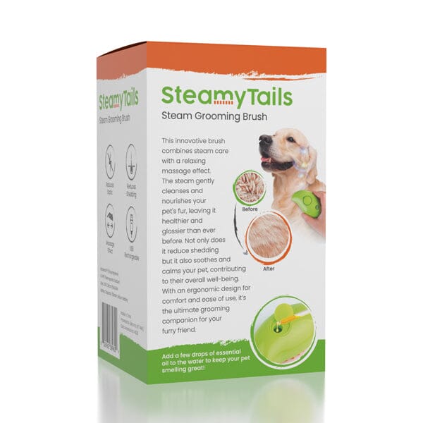 SteamyTails: Silicone Steam Grooming Brush For Cats & Dogs Preorder Showcase 