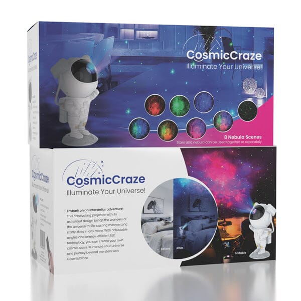 CosmicCraze Astronaut Galaxy Projector Night Light Preorder Showcase 