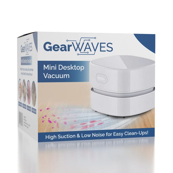 GearWaves: Mini Cube Desktop Vacuum Cleaner Simple Showcase 