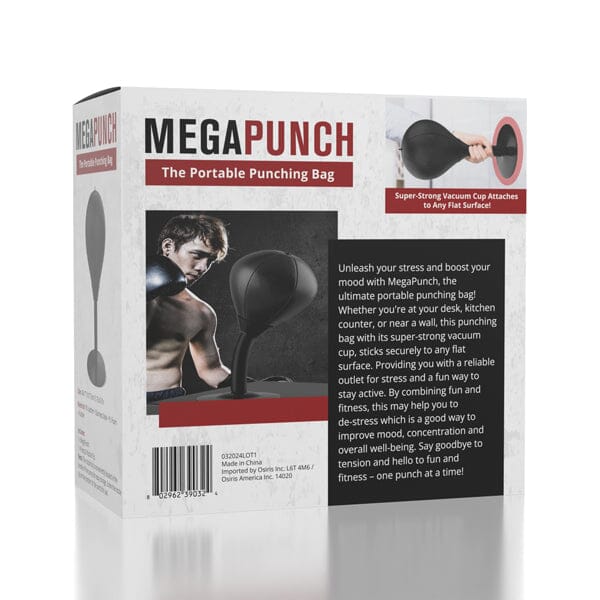 MegaPunch Portable Suction Cup Punching Bag (Includes Pump) Simple Showcase 