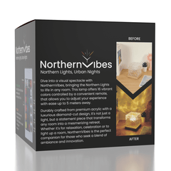 NorthernVibes: LED Cube Night Light w/ Remote Control Simple Exclusive 
