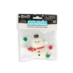 Scrunchems Sticky Squishy Snowman Fidget Toy (1pc)