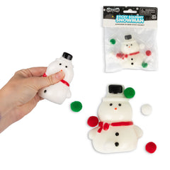 Scrunchems Sticky Squishy Snowman Fidget Toy (1pc)