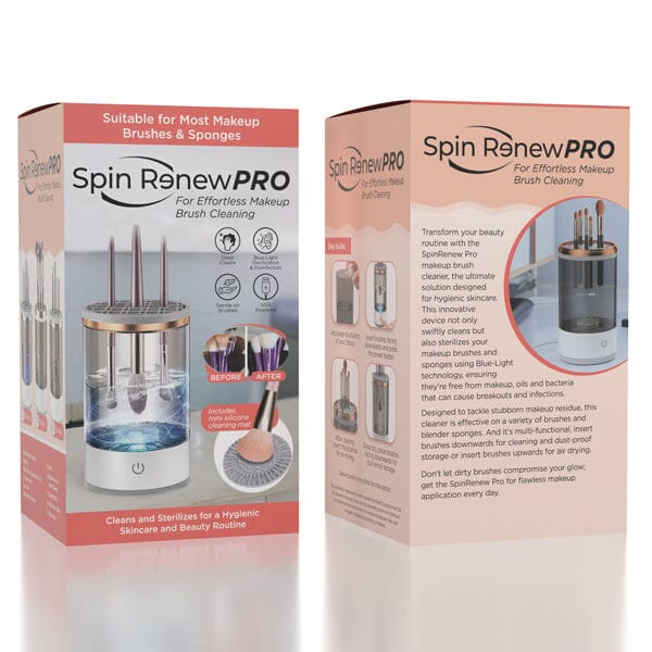 SpinRenew Pro: Spinning Ultrasonic Makeup Brush & Sponge Cleaner Machine Preorder Showcase 