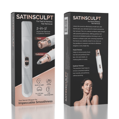 SatinSculpt Rechargeable Hair Removal Tool - Face & Eyebrow Trimmer Simple Exclusive 