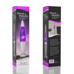 Mood Motions - Motion Luminous Lamps 13" in Blue and Purple