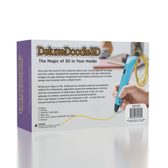 DeluxeDoodle3D Portable Rechargeable 3D Printer Pen (Filament Refills Included) Simple Exclusive 