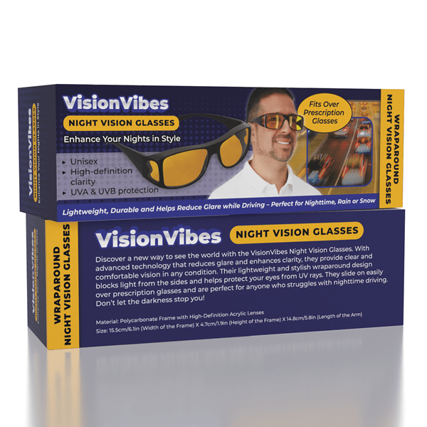 VisionVibes - High Definition Night Vision Glasses Simple Showcase 