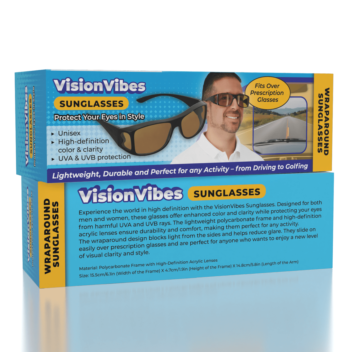 VisionVibes - High Definition Vision Sun Glasses Simple Exclusive 