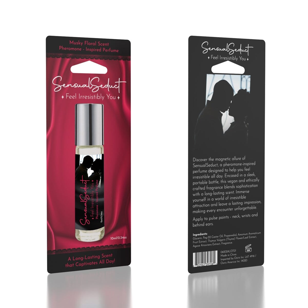 SensualSeduct Unisex Pheromone Concentrated Perfume Oil Roll-On (10mL) Simple Exclusive 
