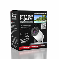TheaterBeam Projector - Mini Round Projector For Ultimate Experience