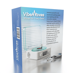 VibeWaves - Waves Speaker White Noise Lamp Projector Preorder Showcase 