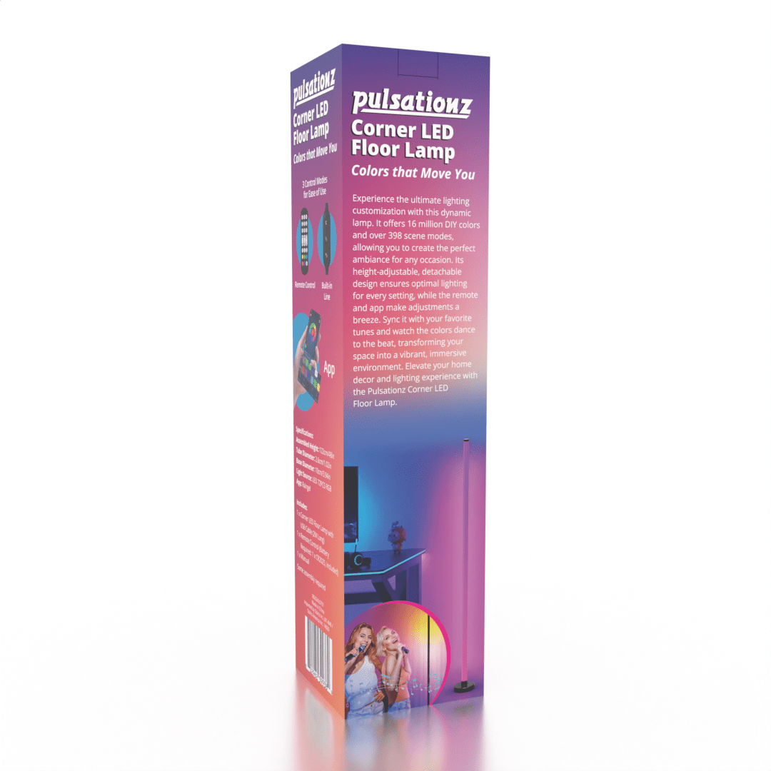 Pulsationz LED Corner Floor Light Simple Pulsationz 