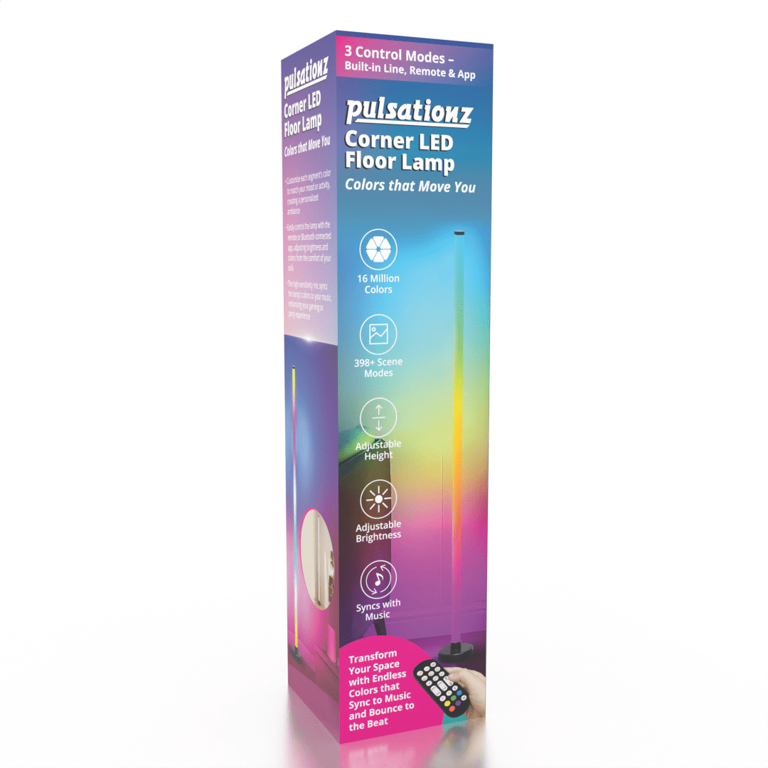 Pulsationz LED Corner Floor Light Simple Pulsationz 