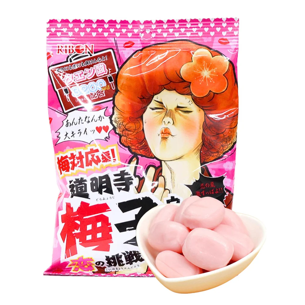 RIBON Sour Challenge! Plum Sour Candy - 60g