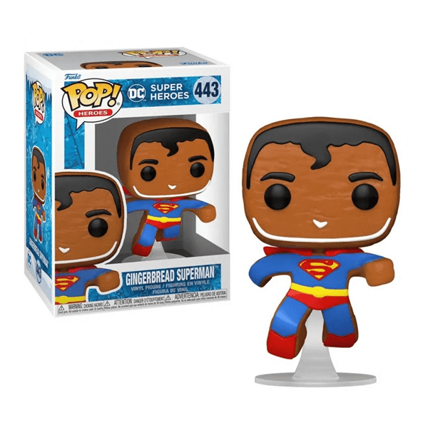 Funko Pop! Heroes: DC Holiday - Gingerbread Superman Simple Funko 