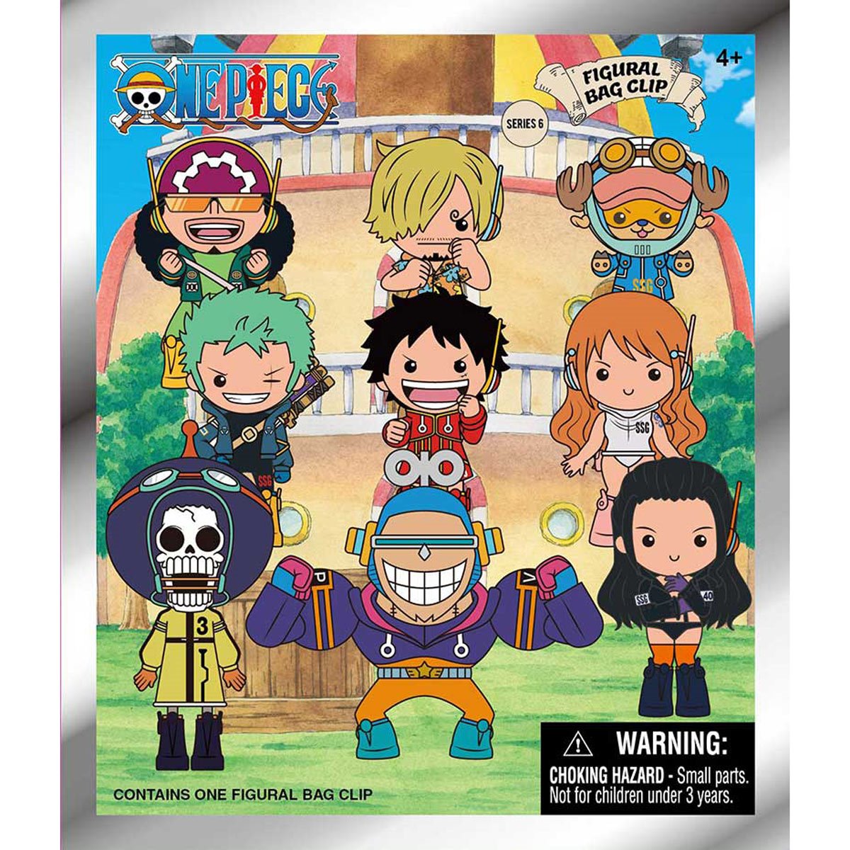 3D Anime: One Piece Foam Bag Clip Series 6 (1pc)