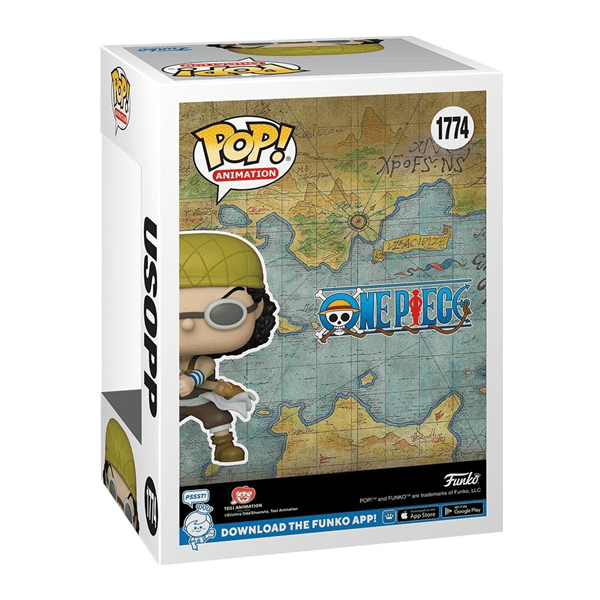 Funko Pop! Anime: One Piece - Usopp with Rubber Band Figure Simple Funko 