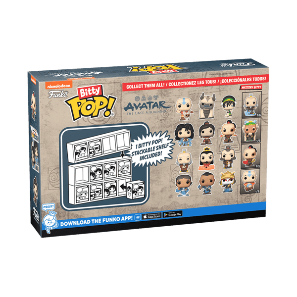 Funko Bitty Pop! Avatar: The Last Airbender 4-Pack (Ship Assorted) Simple Funko 