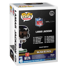 Funko Pop! NFL: Baltimore Ravens - Lamar Jackson (Away Uniform)